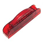 4"x.75" MARKER LIGHT, 7 LED, RED LENS