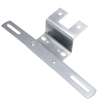 LICENSE PLATE BRACKET, ZINC PLATED STEEL