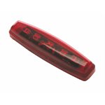 RED MARKER SIGNATURE LIGHT, SURFACE MOUNT,W / MOUNTING BASE